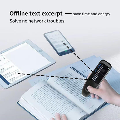 Scan Sense Pen, Scansense AI Smart Pen, Instant AI Answers for Math, History & More Offline Translation (60+ Languages), Camera, Bluetooth, Music & File Storage(Black)