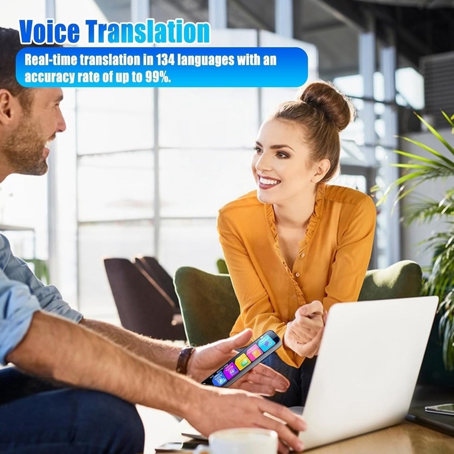 Scan Sense Pen, Scansense AI Smart Pen, Instant AI Answers for Math, History & More Offline Translation (60+ Languages), Camera, Bluetooth, Music & File Storage(Black)